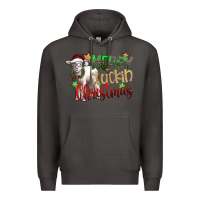 Smoke merry cluckin christmas Premium Hoodie - SublimationCraftShop