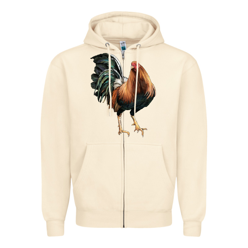 American Game Rooster Zipper Hoodie by LillyAllenDesigns | Teevron