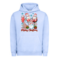 Pigment Grape Ice merry christmas wine glasses Urban Hoodie - texasbilliewilder