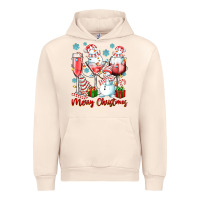 Sandshell merry christmas wine glasses Urban Hoodie - texasbilliewilder