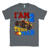 Charcoal Heather i'am two truck yeah Classic Tee - Artiststas