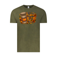 Vintage Olive tis the season to be basic Vintage Tee - RacoonDesign