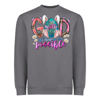 Storm with god all things are possible Heavyweight Sweatshirt - RacoonDesign