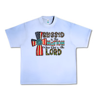 Grape Ice blessed İs the nation whose god is the lord Urban Heavy Tee - CowhideDigitalArt
