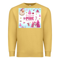 Antique Gold dreaming of a pink christmas Premium Sweatshirt - MaliasSmallBusiness