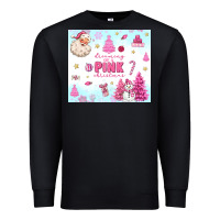 Black dreaming of a pink christmas Premium Sweatshirt - MaliasSmallBusiness