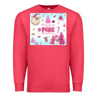 Cardinal dreaming of a pink christmas Premium Sweatshirt - MaliasSmallBusiness