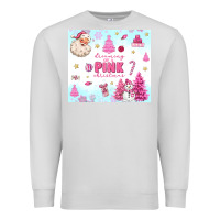 Dove Grey dreaming of a pink christmas Premium Sweatshirt - MaliasSmallBusiness