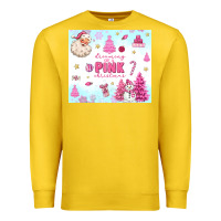 Lemon dreaming of a pink christmas Premium Sweatshirt - MaliasSmallBusiness