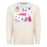 Sandshell dreaming of a pink christmas Premium Sweatshirt - MaliasSmallBusiness