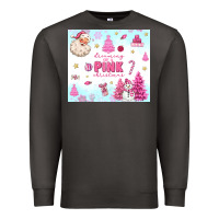 Smoke dreaming of a pink christmas Premium Sweatshirt - MaliasSmallBusiness