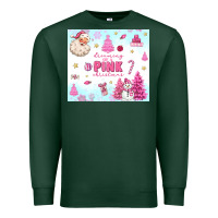 Sports Green dreaming of a pink christmas Premium Sweatshirt - MaliasSmallBusiness