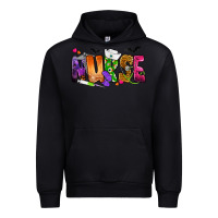 Black Nurse Halloween Urban Hoodie - NancyCooperArtShop