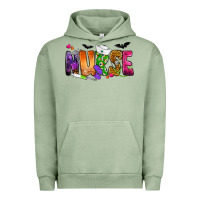 Pigment Oil Green Nurse Halloween Urban Hoodie - NancyCooperArtShop