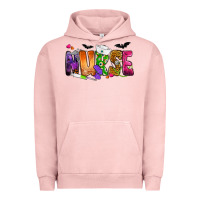 Pigment Salmon Nurse Halloween Urban Hoodie - NancyCooperArtShop