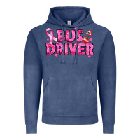 Vintage Denim breast cancer bus driver Vintage Hoodie - texasbilliewilder