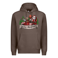 Coffee Merry Christmas Premium Hoodie - SublimationCraftShop