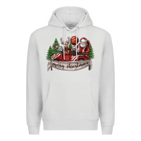 Dove Grey Merry Christmas Premium Hoodie - SublimationCraftShop