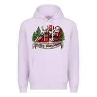 Lilac Merry Christmas Premium Hoodie - SublimationCraftShop