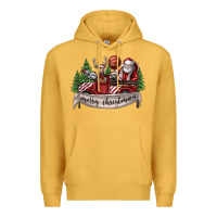 Mustard Merry Christmas Premium Hoodie - SublimationCraftShop