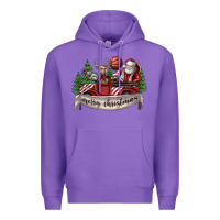 Purple Merry Christmas Premium Hoodie - SublimationCraftShop