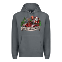 Rock Merry Christmas Premium Hoodie - SublimationCraftShop