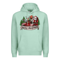 Seafoam Merry Christmas Premium Hoodie - SublimationCraftShop