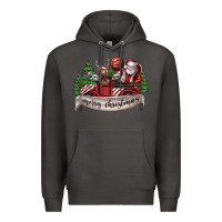 Smoke Merry Christmas Premium Hoodie - SublimationCraftShop