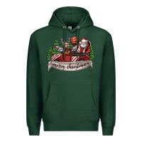 Sports Green Merry Christmas Premium Hoodie - SublimationCraftShop