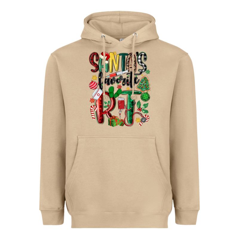 Santas Favorite Rt Nurse Heavyweight Hoodie by MaliasSmallBusiness | Teevron