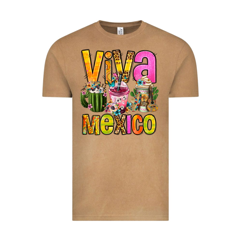 Viva Mexico Mexican Coffee Cups Vintage Tee by FaDigitalArtStudio | Teevron