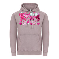 Vintage Zinc breast cancer wine glasses Vintage Hoodie - texasbilliewilder
