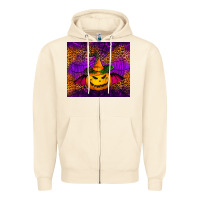 Sandshell halloween jack o'lantern tumbler Zipper Hoodie - Jasminsmagicworld