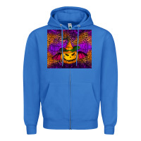 True Royal halloween jack o'lantern tumbler Zipper Hoodie - Jasminsmagicworld