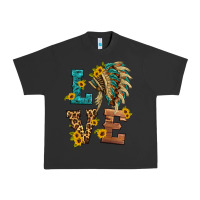 Pigment Black love indian headdress Urban Heavy Tee - HRA Design Shop