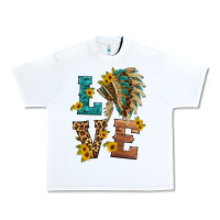 White love indian headdress Urban Heavy Tee - HRA Design Shop