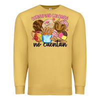 Antique Gold christmas calories no cuentan Premium Sweatshirt - MaliasSmallBusiness