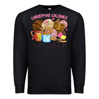 Black christmas calories no cuentan Premium Sweatshirt - MaliasSmallBusiness