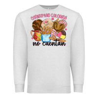 Oatmeal Heather christmas calories no cuentan Premium Sweatshirt - MaliasSmallBusiness