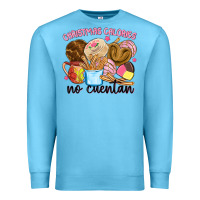 Ocean Blue christmas calories no cuentan Premium Sweatshirt - MaliasSmallBusiness