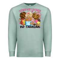 Seafoam christmas calories no cuentan Premium Sweatshirt - MaliasSmallBusiness
