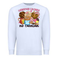 White christmas calories no cuentan Premium Sweatshirt - MaliasSmallBusiness