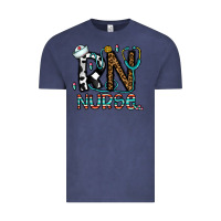 Vintage Denim rn nurse Vintage Tee - CowhideDigitalArt