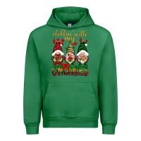 Emerald Chillin' with my gnomes Urban Hoodie - NancyCooperArtShop