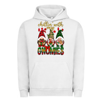 Pigment Lunar Rock Chillin' with my gnomes Urban Hoodie - NancyCooperArtShop