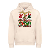 Sandshell Chillin' with my gnomes Urban Hoodie - NancyCooperArtShop
