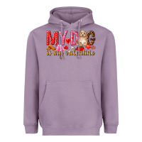 Lavender my dog is my valentine Heavyweight Hoodie - NancyCooperArtShop