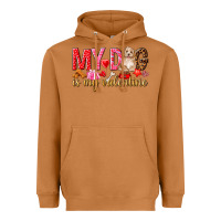 Meerkat my dog is my valentine Heavyweight Hoodie - NancyCooperArtShop