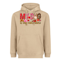 Mushroom my dog is my valentine Heavyweight Hoodie - NancyCooperArtShop