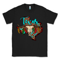 Black bullskull texas map Classic Tee - JahusDesignShop